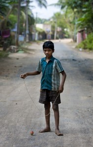 INDIA - Jan. 31, 2011 Lupe Archuleta modeling pearl necklace.