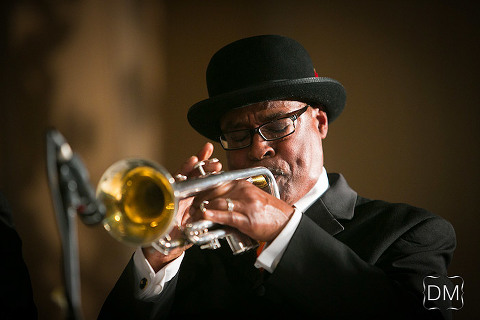 Big Blast and the Party masters playing trumpet at St. Regis Wedding Atlanta