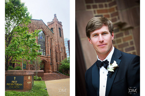 Wedding ceremony at First Presbyterian Church atlanta