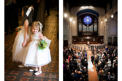 Wedding ceremony at First Presbyterian Church atlanta