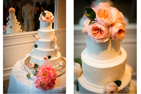 Wedding cake at Cherokee Town Club wedding atlanta