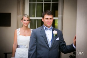 Bride and Groom first look