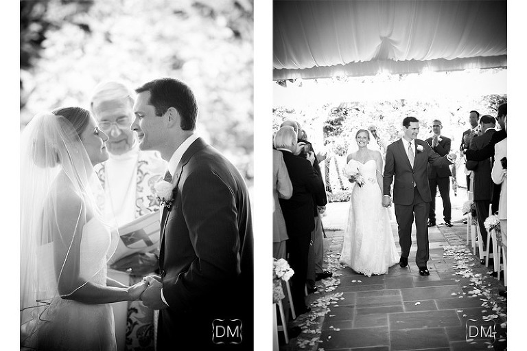Kissing the Bride at Old Edwards Inn. Photogaphy by The Decisive Moment.