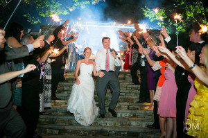 The Farm at old Edwards wedding exit