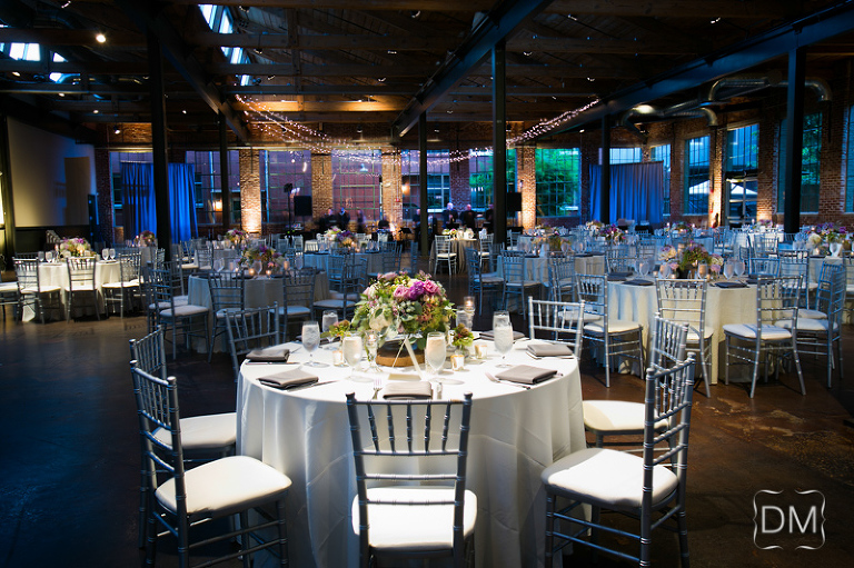 The Foundry at Puritan Mill wedding reception overall