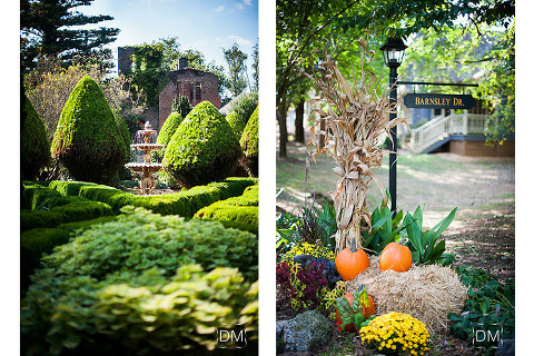 Barnsley Gardens Resort wedding details ofthe ruins
