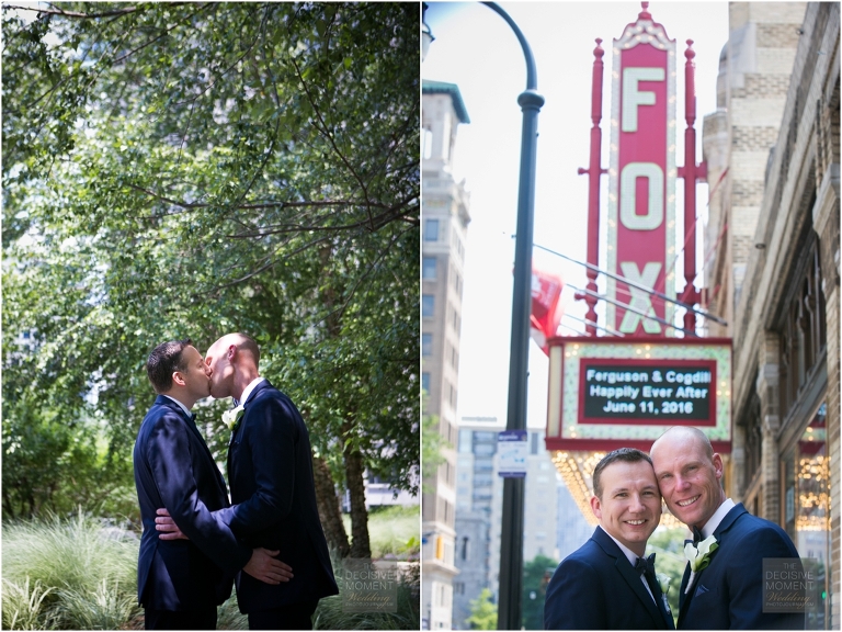 Fox Theater Wedding, The Decisive Moment Photography, the fabulous fox wedding, Two Grooms