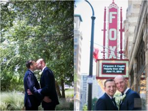 Fox Theater Wedding, The Decisive Moment Photography, the fabulous fox wedding, Two Grooms