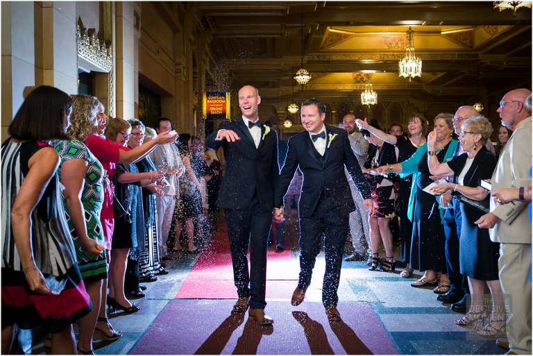 Fox Theater Wedding, The Decisive Moment Photography, the fabulous fox wedding, Two Grooms