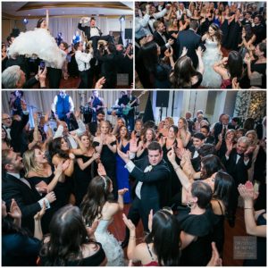 Horah and Dancing at the Wedding Reception at Four Seasons Hotel