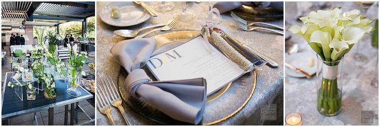 Wedding Reception details at the Four Seasons Hotel Atlanta