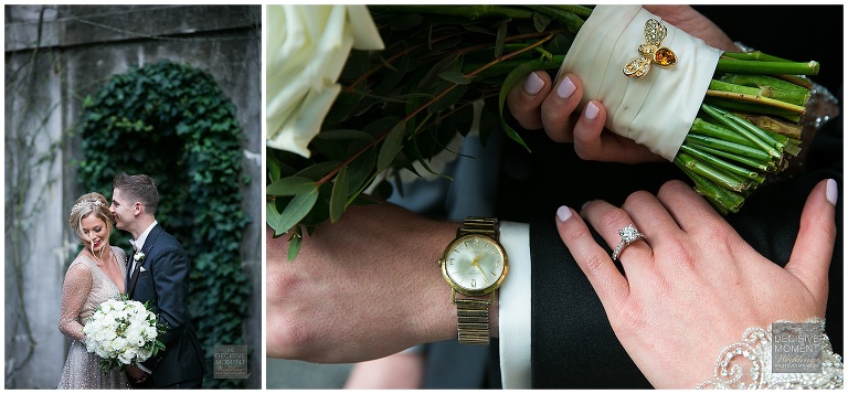 Bride and groom's pre-wedding couple photoshoot at Swan House Atlanta History Center