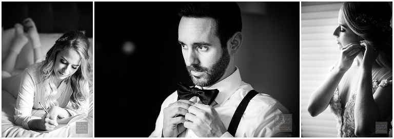 Bride and Groom get ready Grand Hyatt Buckhead Atlanta Luxury Jewish Wedding by The Decisive Moment